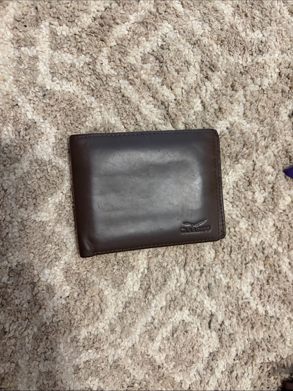 Men's Dark Brown Leather Card & Key Wallet - ClassiCon NWT!